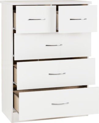 Nevada 3+2 Drawer Chest - Furniture Cash and Carry