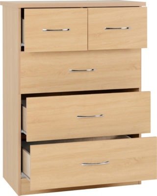 Nevada 3+2 Drawer Chest - Furniture Cash and Carry