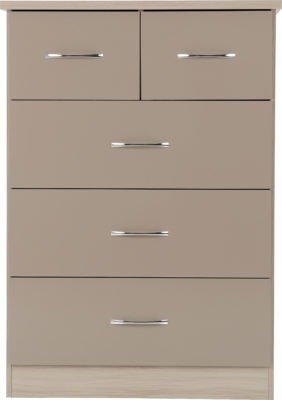 Nevada 3+2 Drawer Chest - Furniture Cash and Carry