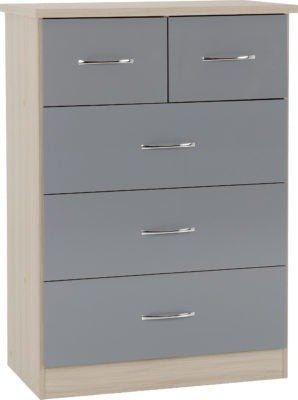 Nevada 3+2 Drawer Chest - Furniture Cash and Carry