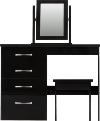 Nevada 4 Drawer Dressing Table Set - Furniture Cash and Carry