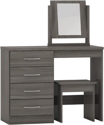 Nevada 4 Drawer Dressing Table Set - Furniture Cash and Carry