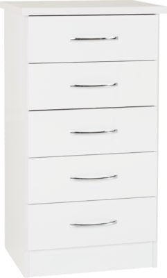 Nevada 5 Drawer Narrow Chest - Furniture Cash and Carry