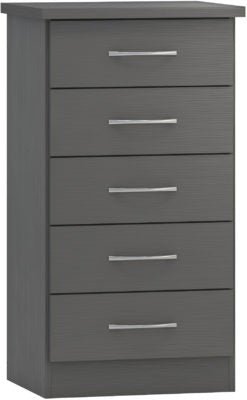 Nevada 5 Drawer Narrow Chest - Furniture Cash and Carry