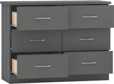 Nevada 6 Drawer Chest - Furniture Cash and Carry