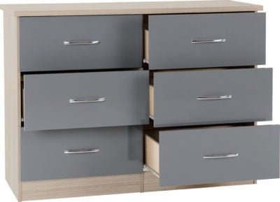 Nevada 6 Drawer Chest - Furniture Cash and Carry