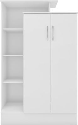 Nevada Petite Open Shelf Wardrobe - Furniture Cash and Carry