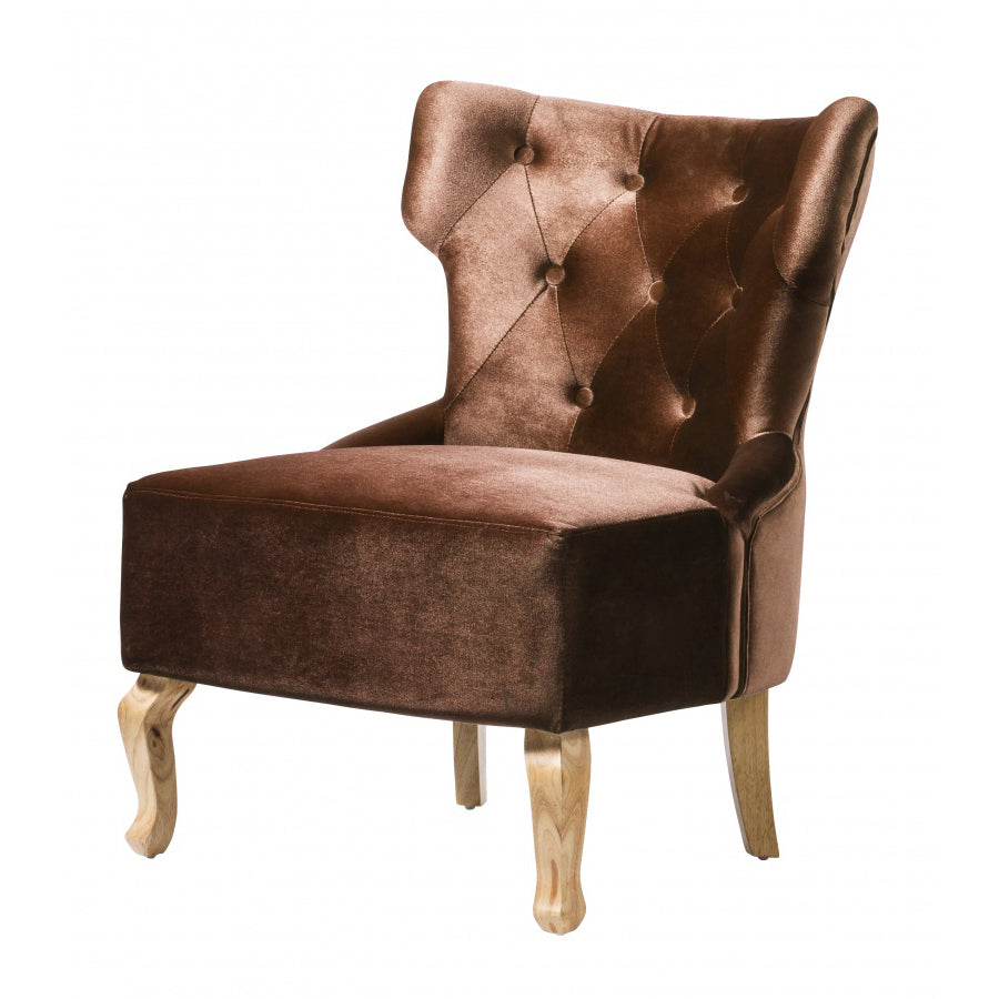 Norton Velvet Chair  (2s) - Black (Set of 2)