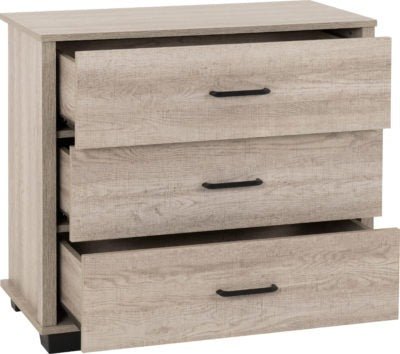 Oliver 3 Drawer Chest - Furniture Cash and Carry