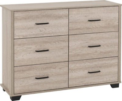 Oliver 6 Drawer Chest - Furniture Cash and Carry
