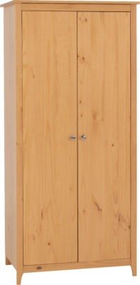 Oslo 2 Door Wardrobe - Furniture Cash and Carry