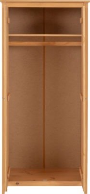 Oslo 2 Door Wardrobe - Furniture Cash and Carry