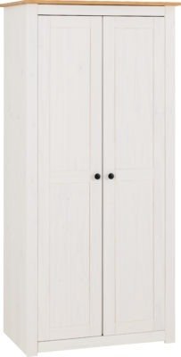Panama 2 Door Wardrobe - Furniture Cash and Carry