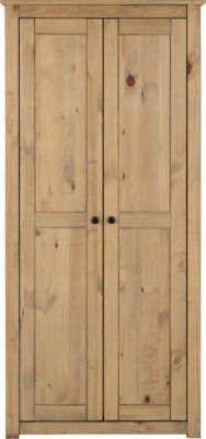 Panama 2 Door Wardrobe - Furniture Cash and Carry