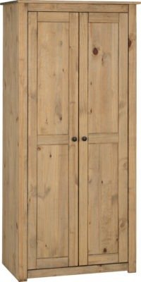 Panama 2 Door Wardrobe - Furniture Cash and Carry