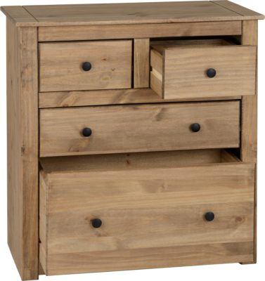 Panama 2+2 Drawer Chest - Furniture Cash and Carry