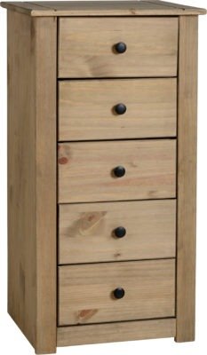 Panama 5 Drawer Chest - Furniture Cash and Carry