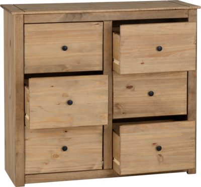 Panama 6 Drawer Chest - Furniture Cash and Carry