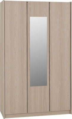 Paris 3 Door Mirrored Wardrobe - Furniture Cash and Carry
