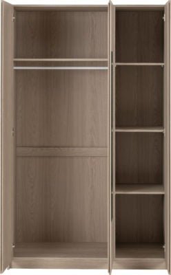 Paris 3 Door Mirrored Wardrobe - Furniture Cash and Carry