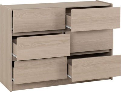 Paris 6 Drawer Chest - Furniture Cash and Carry