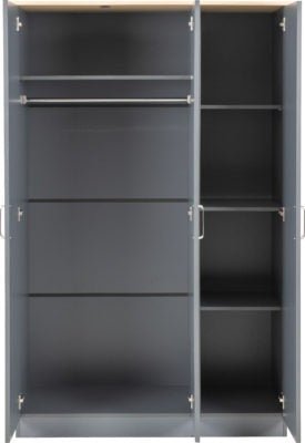 Portland 3 Door Wardrobe - Furniture Cash and Carry
