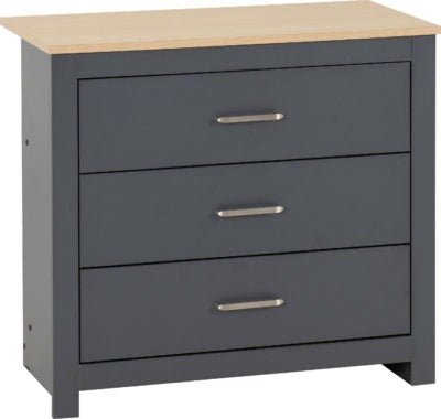 Portland 3 Drawer Chest - Furniture Cash and Carry