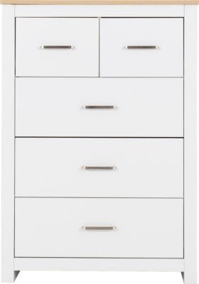Portland 3+2 Drawer Chest - Furniture Cash and Carry
