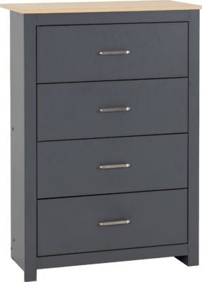 Portland 4 Drawer Chest - Furniture Cash and Carry