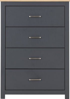 Portland 4 Drawer Chest - Furniture Cash and Carry