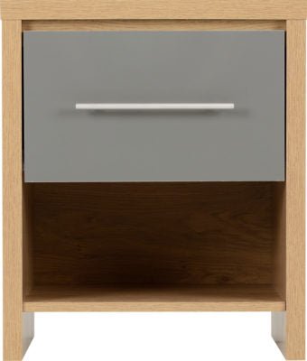 Seville 1 Drawer Bedside Cabinet - Furniture Cash and Carry