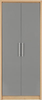 Seville 2 Door Wardrobe - Furniture Cash and Carry