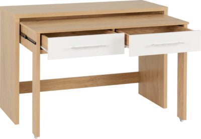 Seville 2 Drawer Slider Desk - Furniture Cash and Carry
