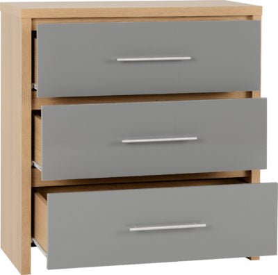 Seville 3 Drawer Chest - Furniture Cash and Carry