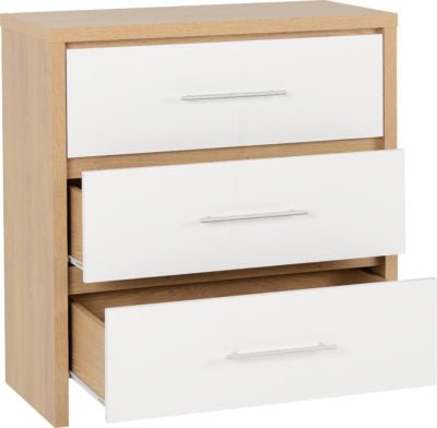 Seville 3 Drawer Chest - Furniture Cash and Carry