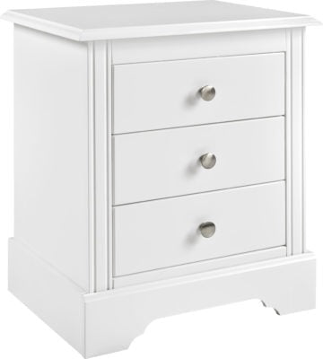 Stratford 3 Drawer Bedside - Furniture Cash and Carry