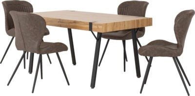 Treviso Dining Set with Quebec Chairs - Furniture Cash and Carry