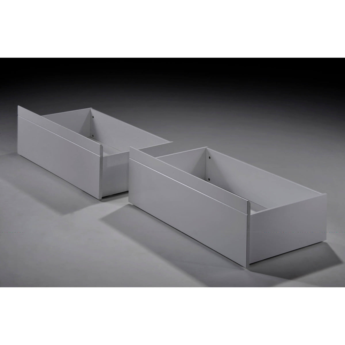Tripoli Solid Wood Bunk Bed Drawers Pair - Grey