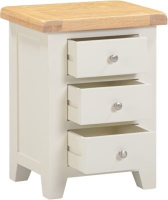 Windsor 3 Drawer Bedside - Furniture Cash and Carry