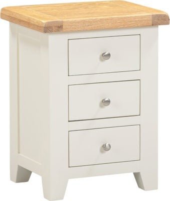 Windsor 3 Drawer Bedside - Furniture Cash and Carry