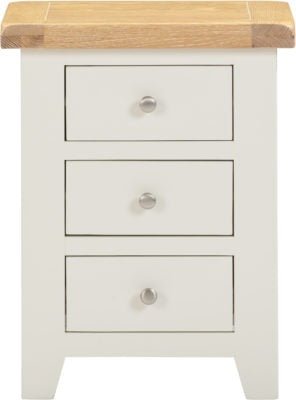 Windsor 3 Drawer Bedside - Furniture Cash and Carry